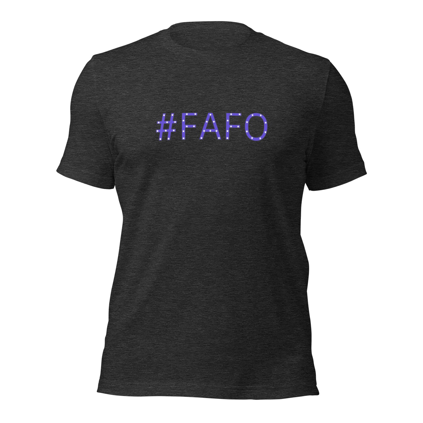 #FAFO - Unisex T-Shirt Shirts & Tops Woke American Apparel Dark Grey Heather XS