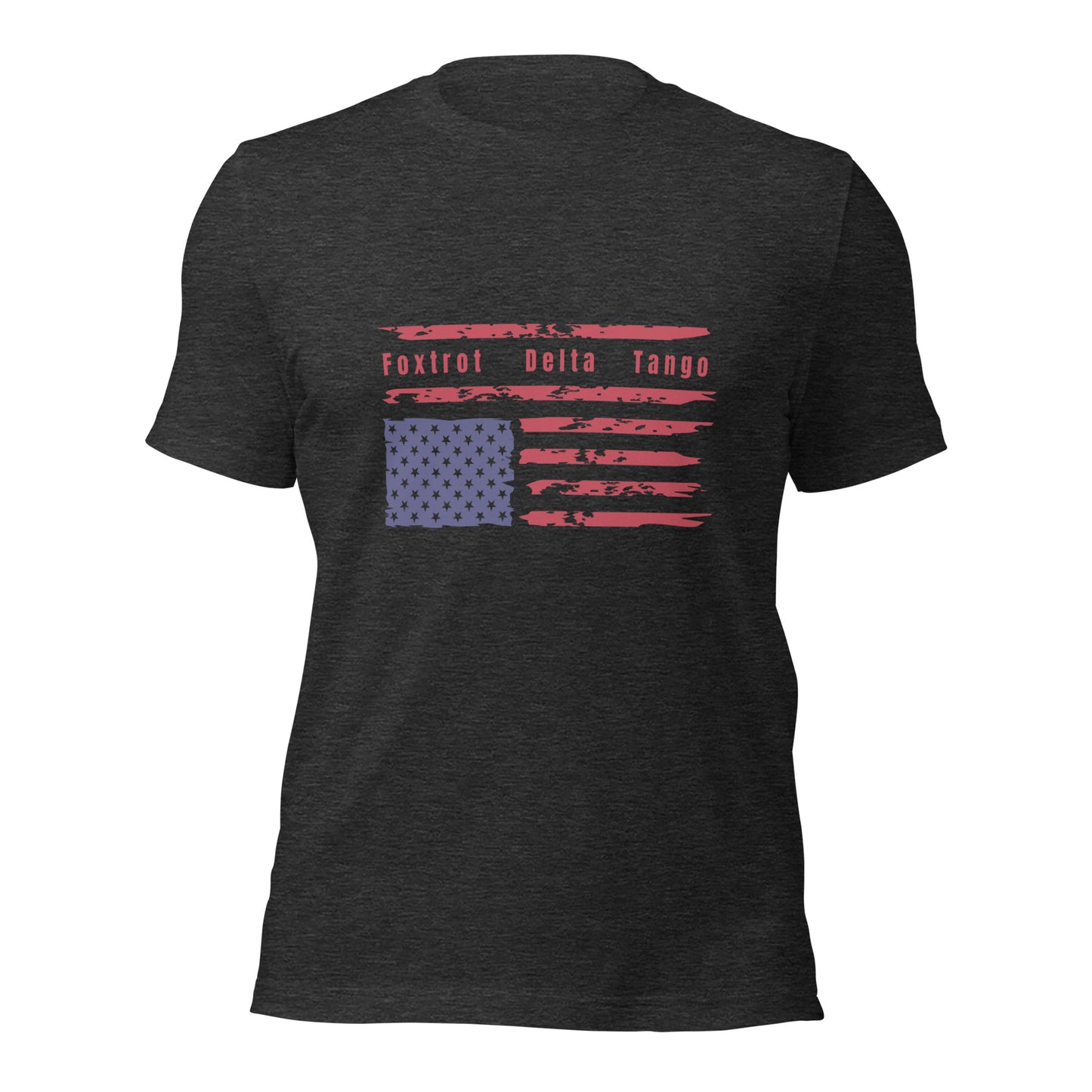 Foxtrot Delta Tango (Flag) - Unisex T-Shirt Shirts & Tops Woke American Apparel