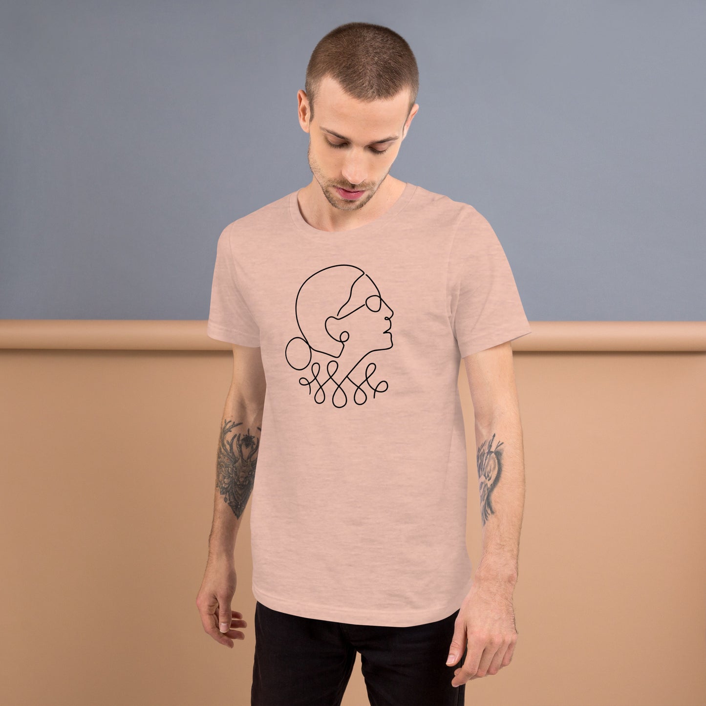 Ruth Bader Ginsburg - T-Shirt - Supporting Women's Rights Shirts & Tops Woke American Apparel Heather Prism Peach XS