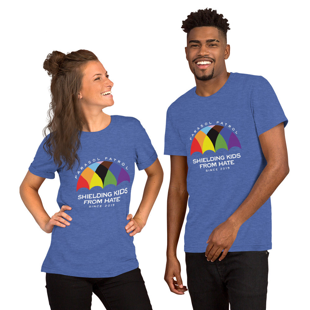 Parasol Patrol - Unisex T-Shirt Shirts & Tops Woke American Apparel Heather True Royal S