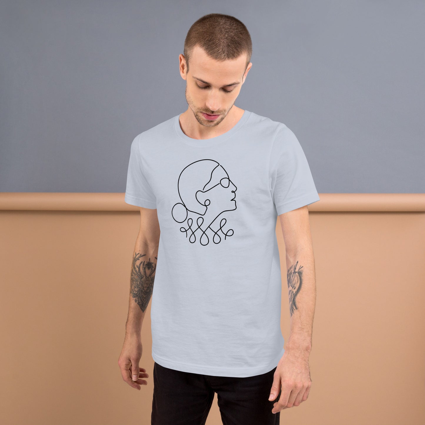 Ruth Bader Ginsburg - T-Shirt - Supporting Women's Rights Shirts & Tops Woke American Apparel Light Blue XS