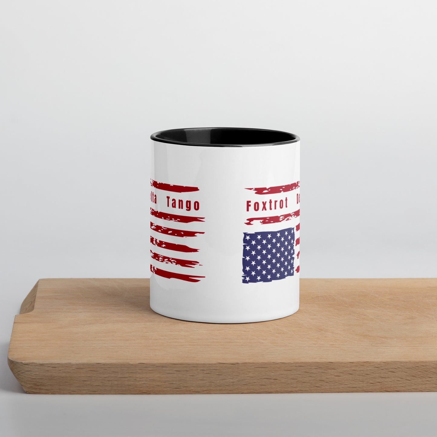 Foxtrot Delta Tango (Flag) - Mug Mugs Woke American Apparel