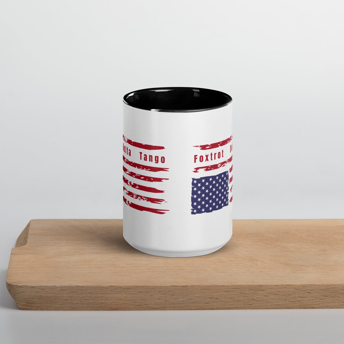 Foxtrot Delta Tango (Flag) - Mug Mugs Woke American Apparel