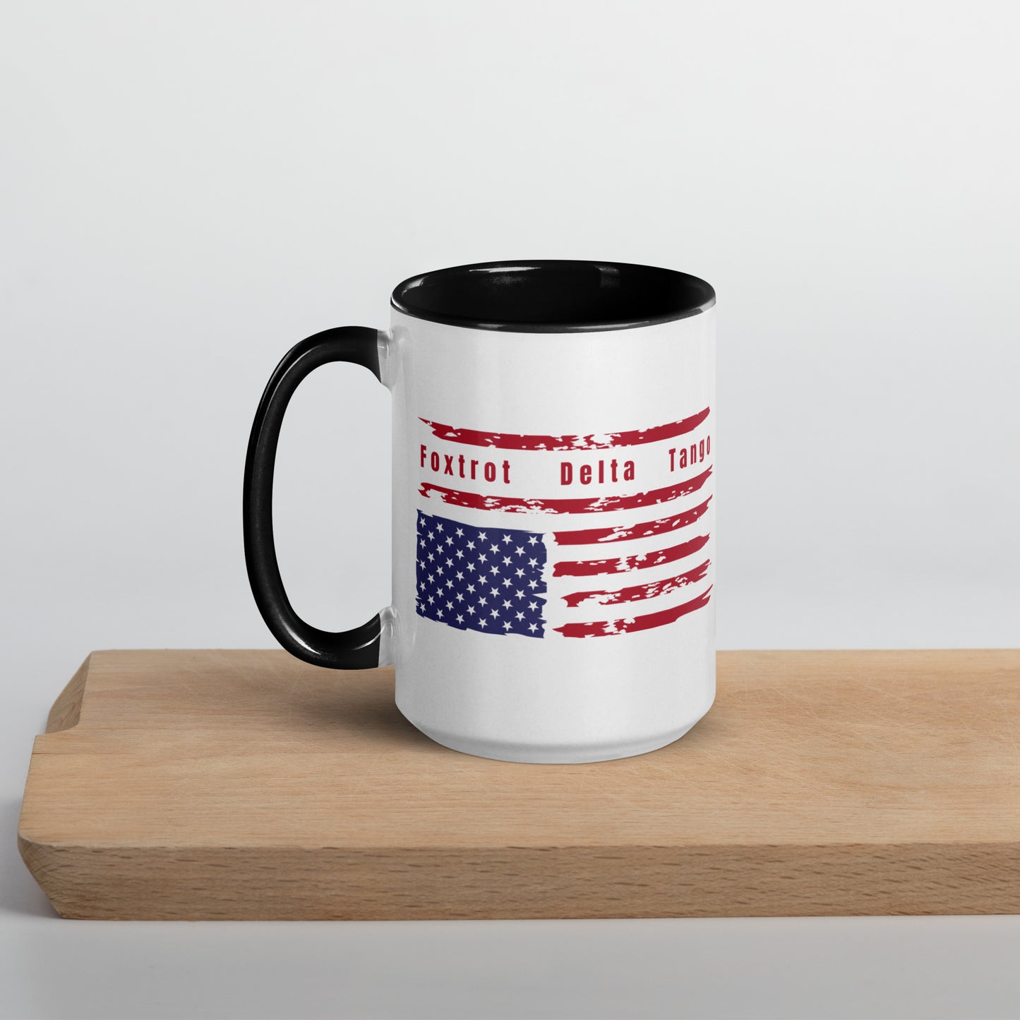 Foxtrot Delta Tango (Flag) - Mug Mugs Woke American Apparel