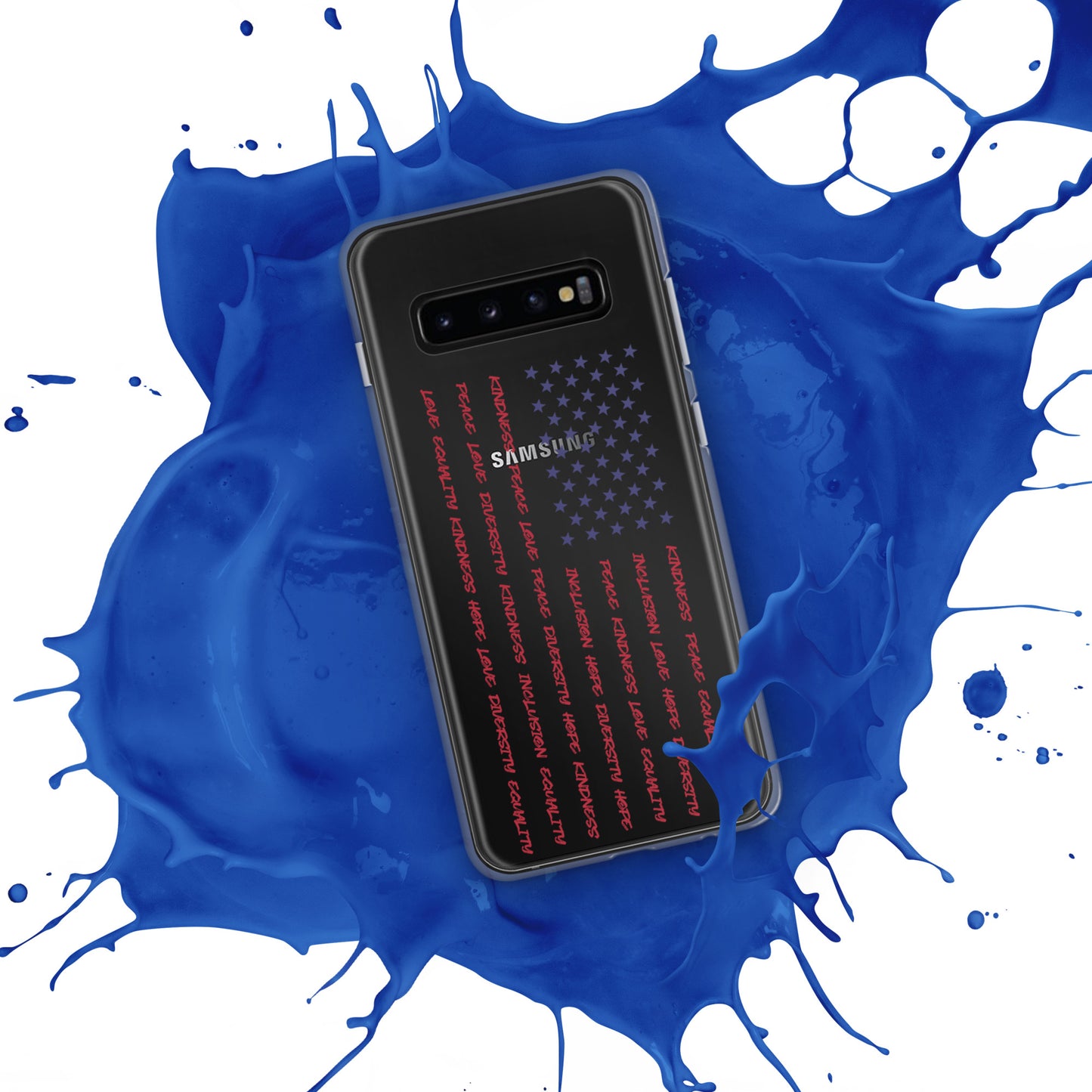 Flag Words of Kindness - Case for Samsung® Phones Mobile Phone Cases Woke American Apparel