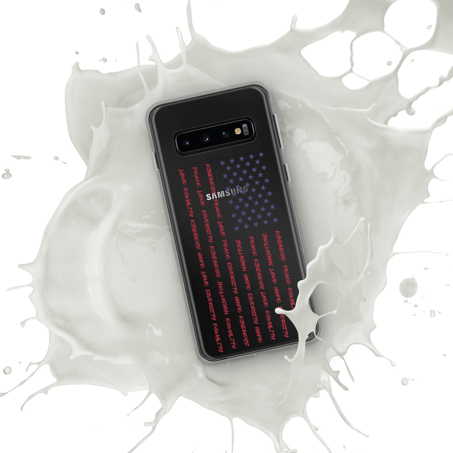 Flag Words of Kindness - Case for Samsung® Phones Mobile Phone Cases Woke American Apparel Samsung Galaxy S10