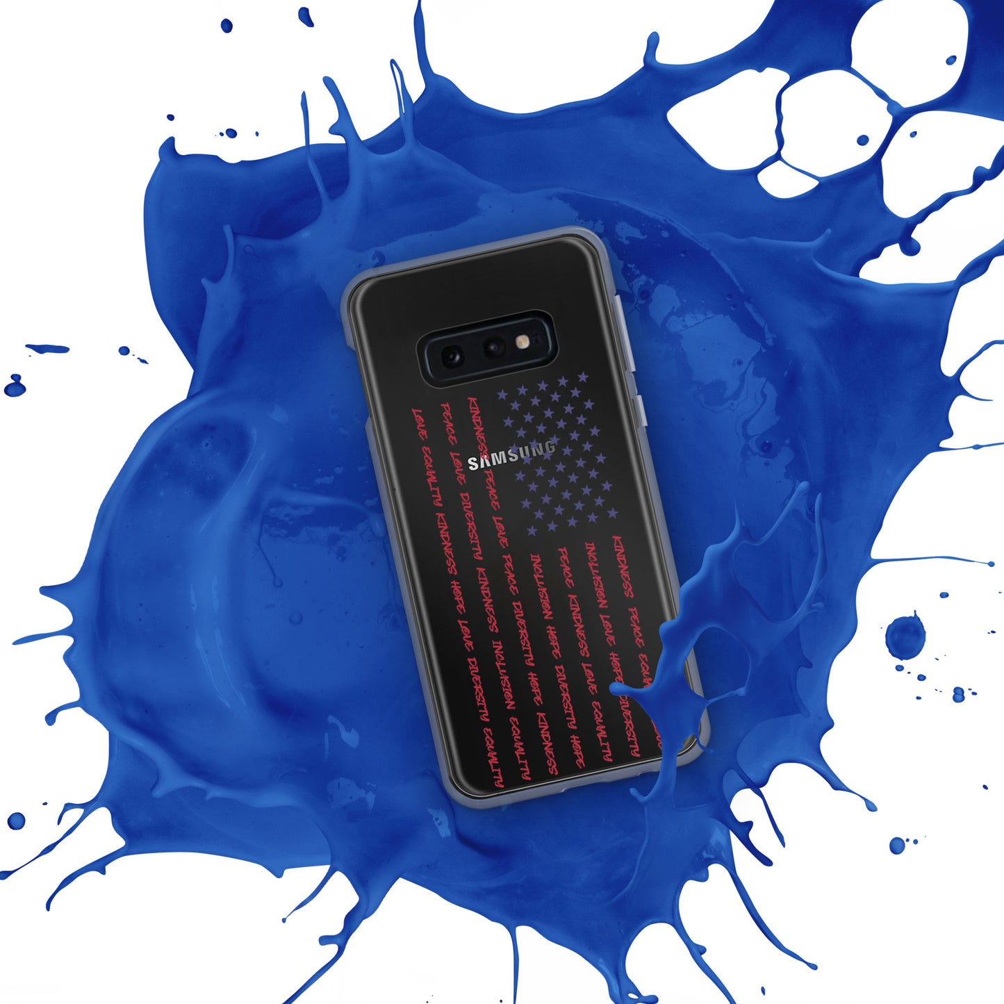 Flag Words of Kindness - Case for Samsung® Phones Mobile Phone Cases Woke American Apparel