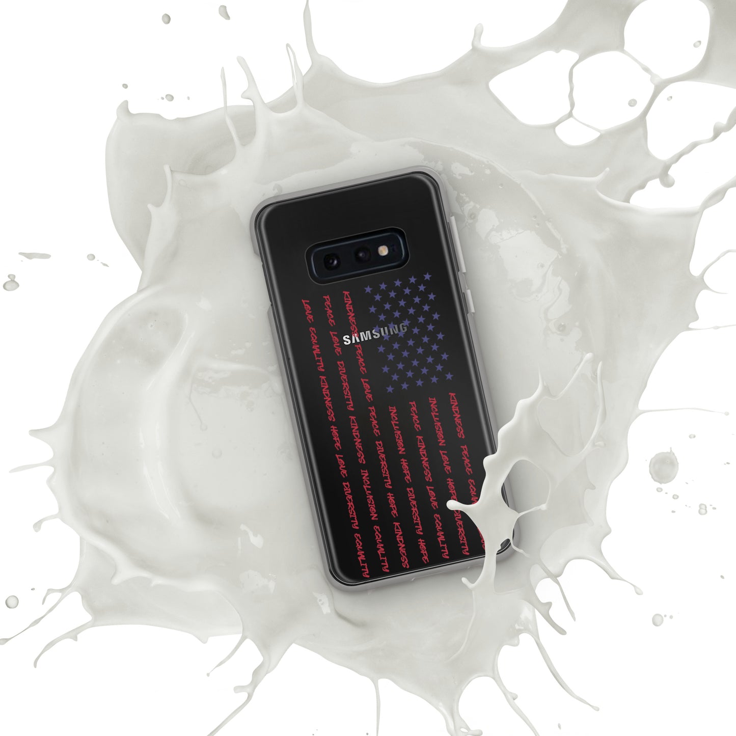 Flag Words of Kindness - Case for Samsung® Phones Mobile Phone Cases Woke American Apparel Samsung Galaxy S10e