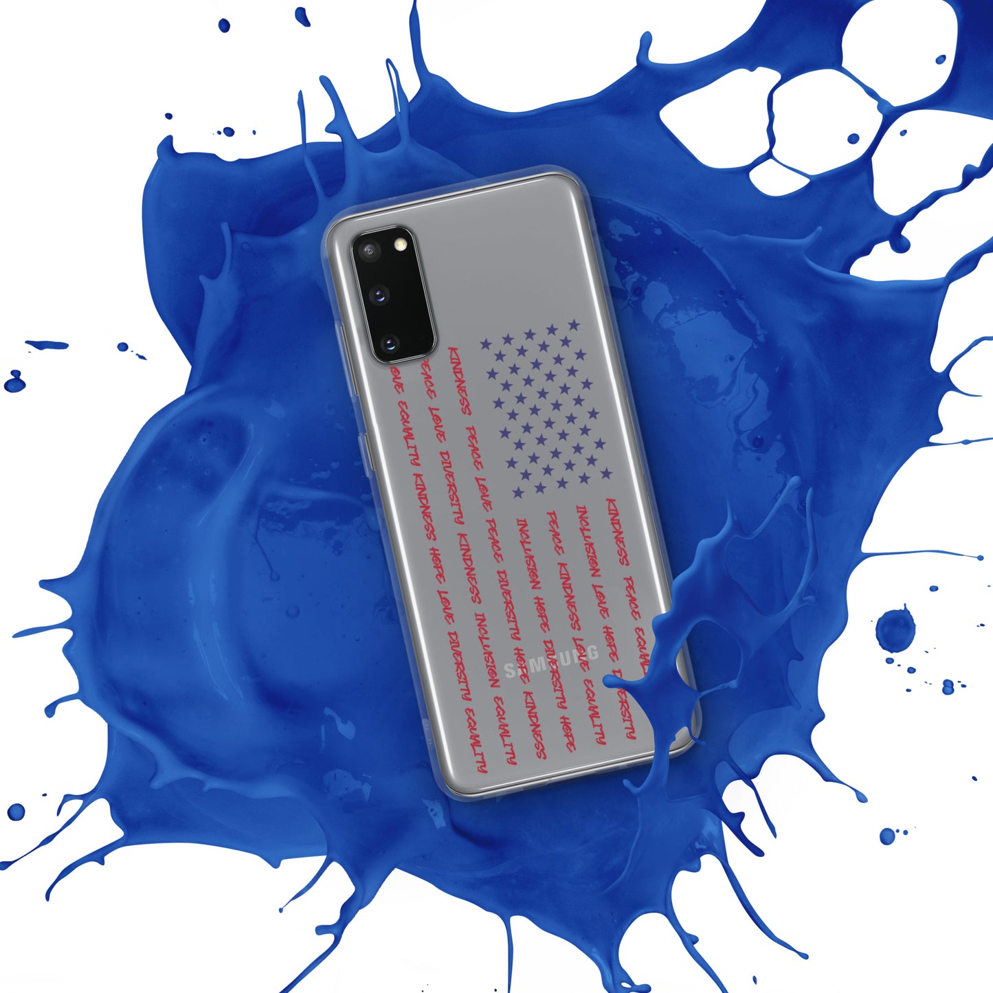 Flag Words of Kindness - Case for Samsung® Phones Mobile Phone Cases Woke American Apparel