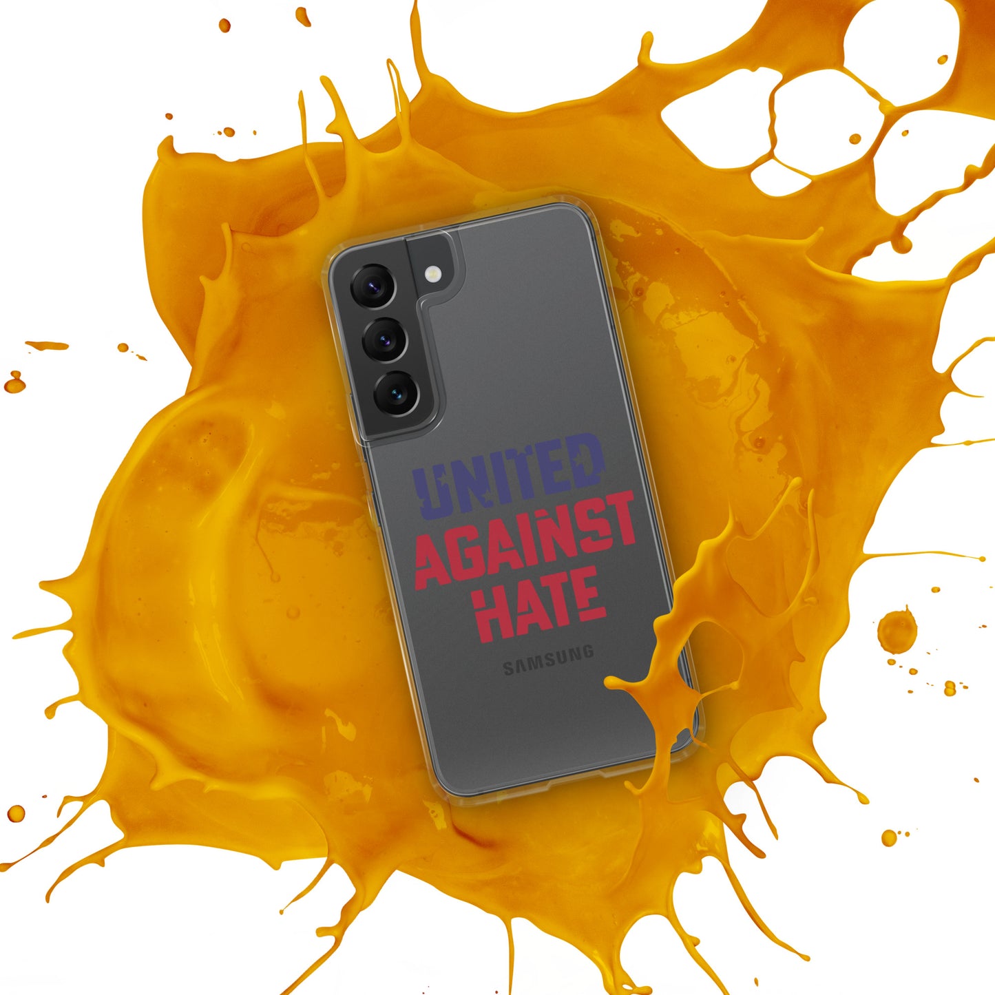 United Against Hate - Samsung® Case - Supporting Black Lives Matter and Equal Rights for All Americans Mobile Phone Cases Woke American Apparel