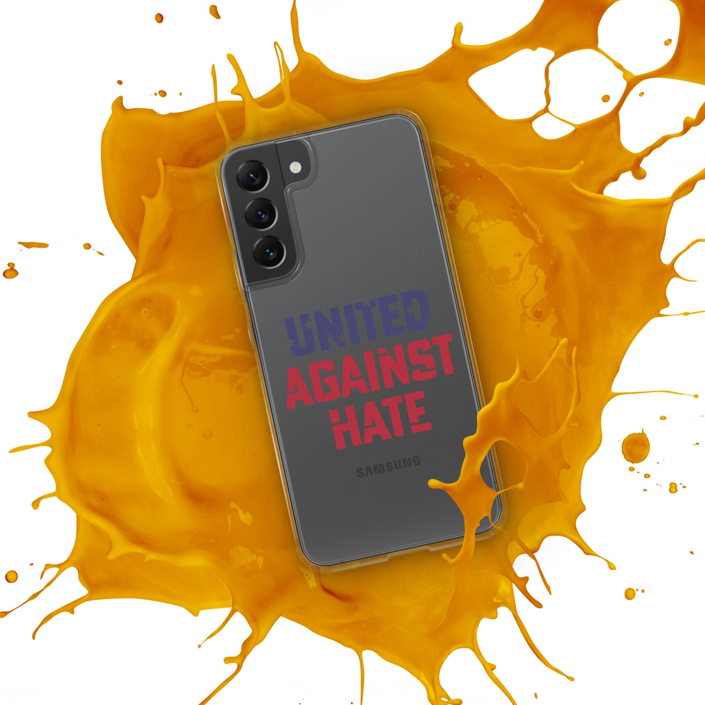 United Against Hate - Samsung® Case - Supporting Black Lives Matter and Equal Rights for All Americans Mobile Phone Cases Woke American Apparel