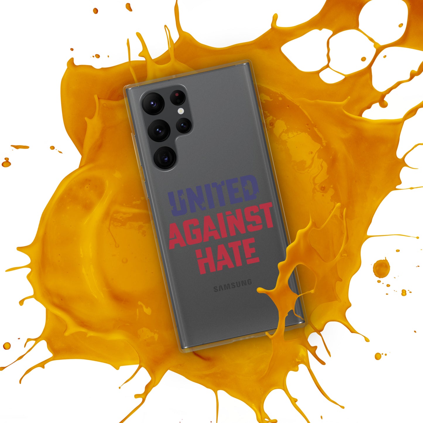 United Against Hate - Samsung® Case - Supporting Black Lives Matter and Equal Rights for All Americans Mobile Phone Cases Woke American Apparel