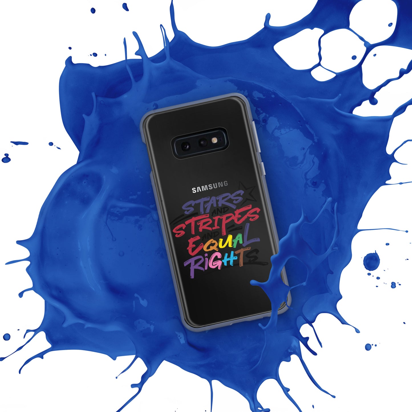 Stars and Stripes and Equal Rights (Rainbow Letters) - Case for Samsung® Phones Mobile Phone Cases Woke American Apparel