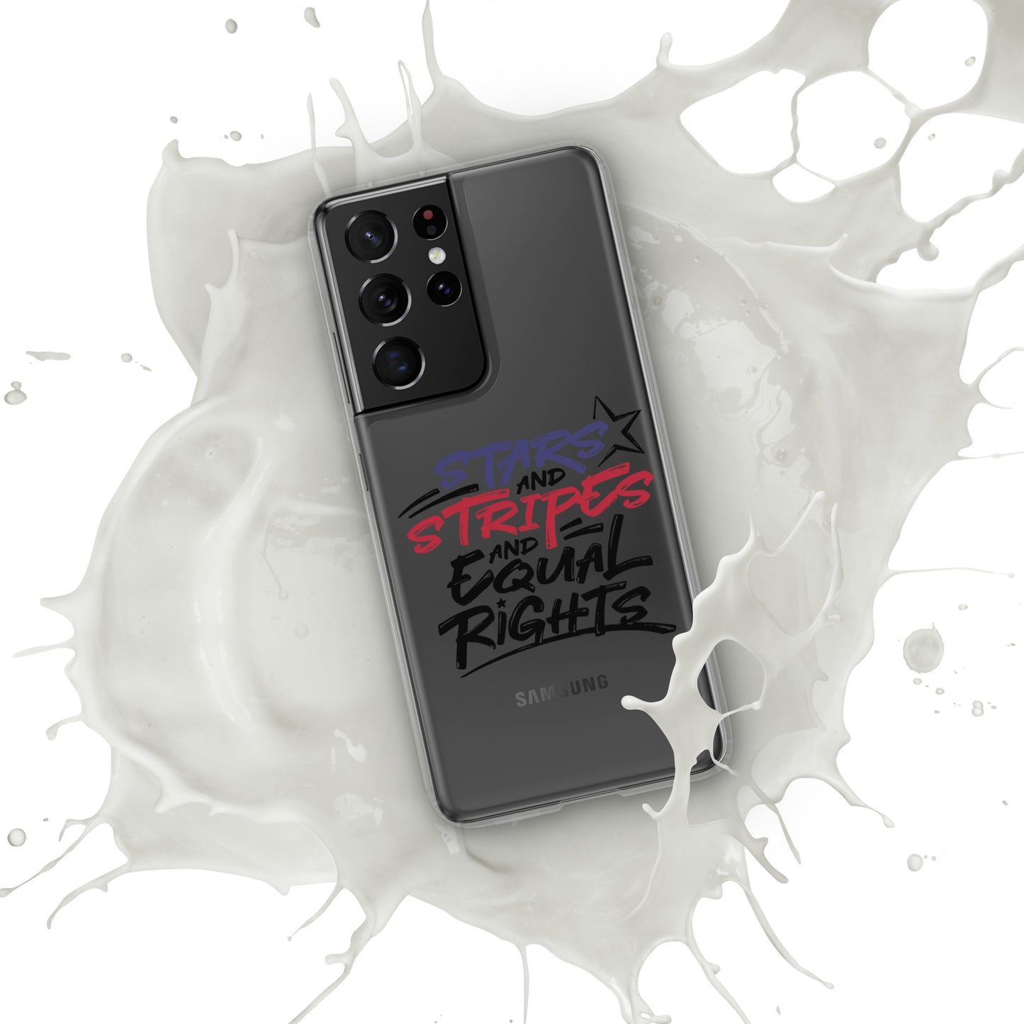 Stars and Stripes and Equal Rights - Case for Samsung® Phones Mobile Phone Cases Woke American Apparel Samsung Galaxy S21 Ultra