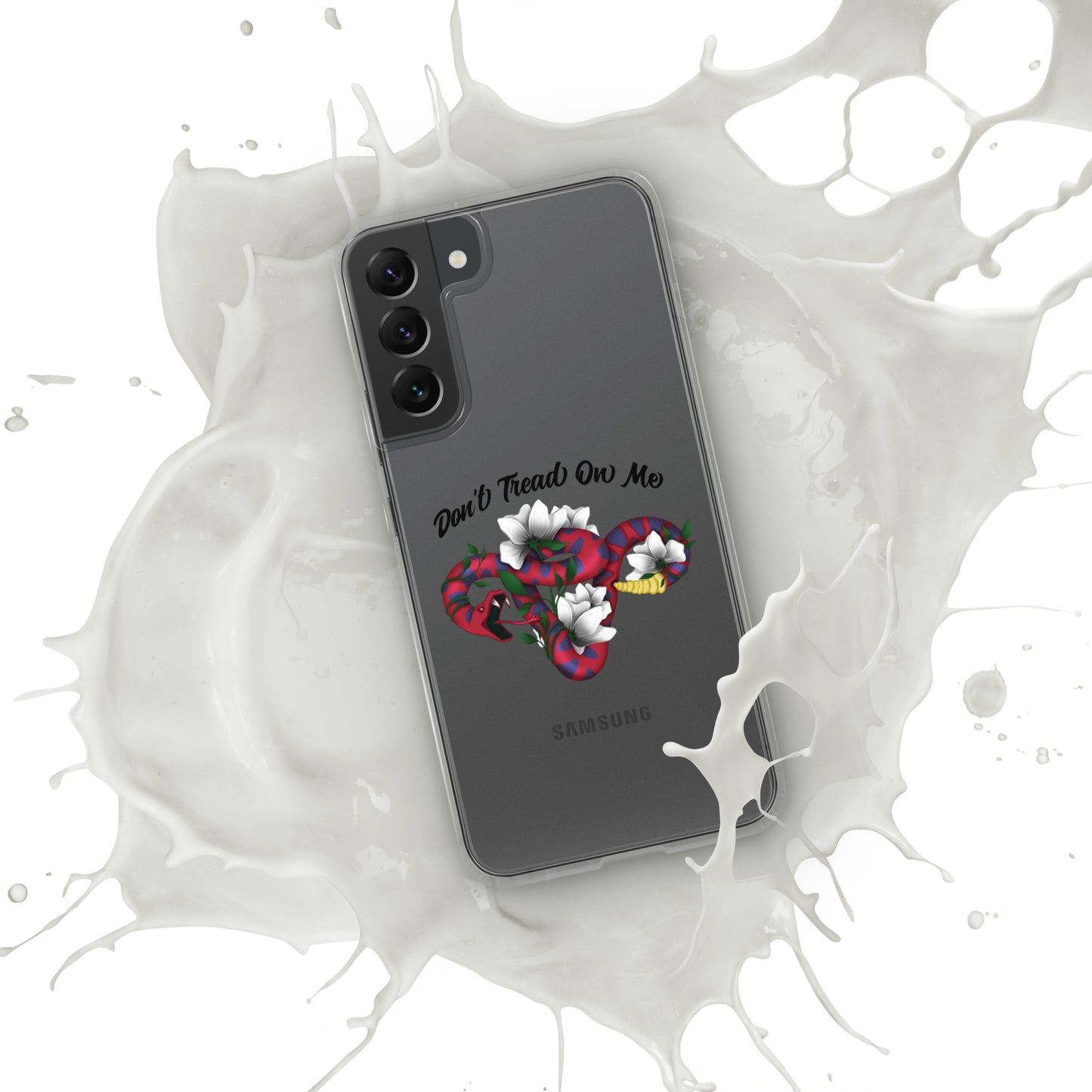 Don't Tread On Me - Samsung® Phone Case - Supporting Women's Rights Mobile Phone Cases Woke American Apparel Samsung Galaxy S22 Plus