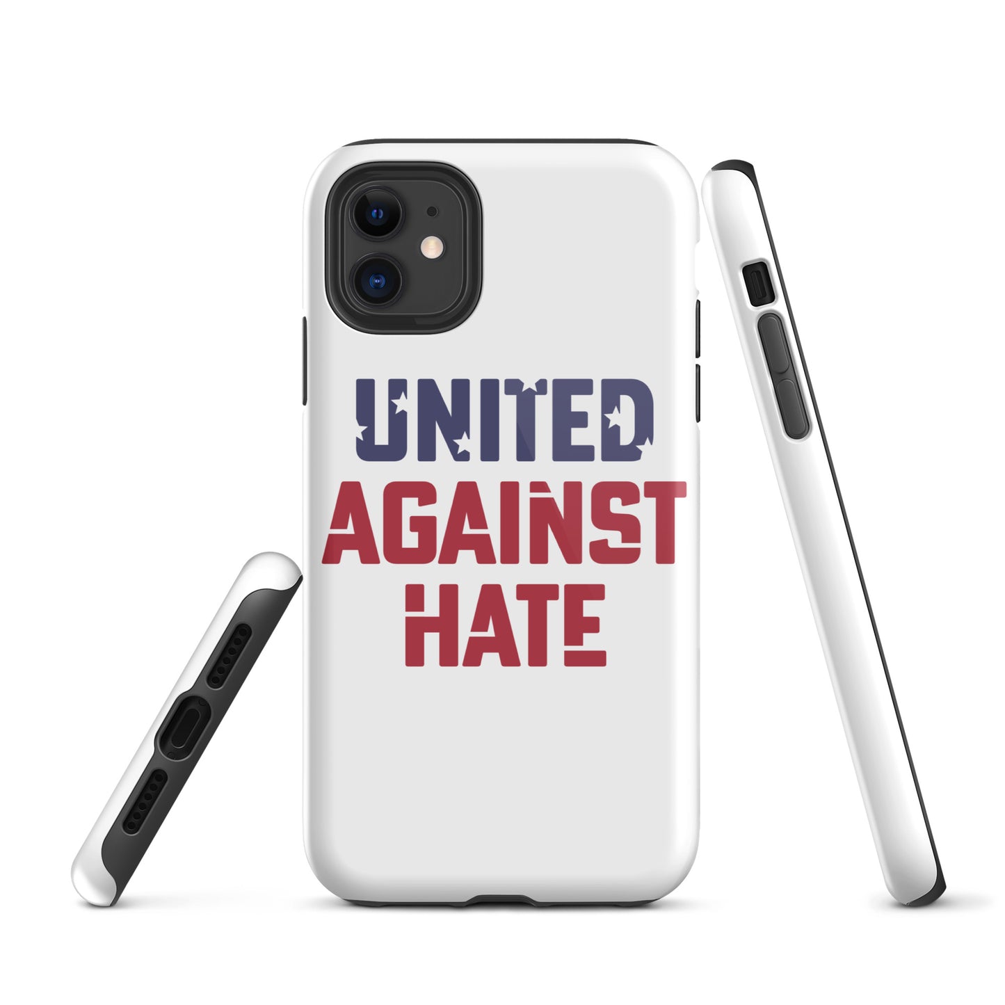 United Against Hate - iPhone® Case - Supporting Black Lives Matter and Equal Rights for All Americans Mobile Phone Cases Woke American Apparel iPhone 11