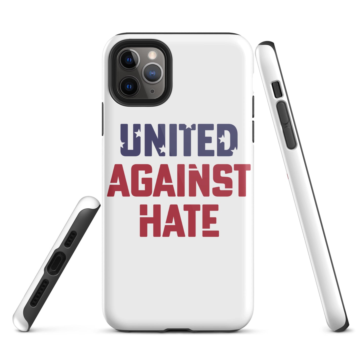 United Against Hate - iPhone® Case - Supporting Black Lives Matter and Equal Rights for All Americans Mobile Phone Cases Woke American Apparel iPhone 11 Pro Max