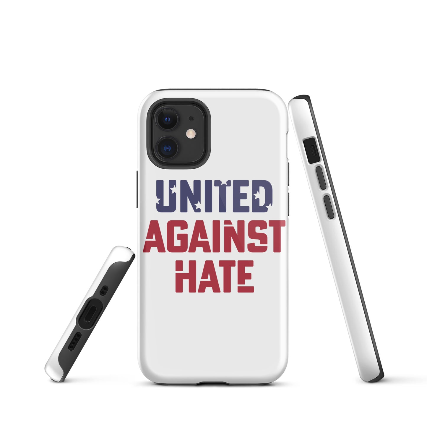 United Against Hate - iPhone® Case - Supporting Black Lives Matter and Equal Rights for All Americans Mobile Phone Cases Woke American Apparel iPhone 12 mini