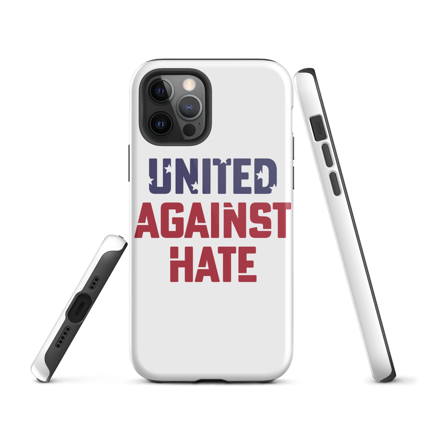 United Against Hate - iPhone® Case - Supporting Black Lives Matter and Equal Rights for All Americans Mobile Phone Cases Woke American Apparel iPhone 12 Pro