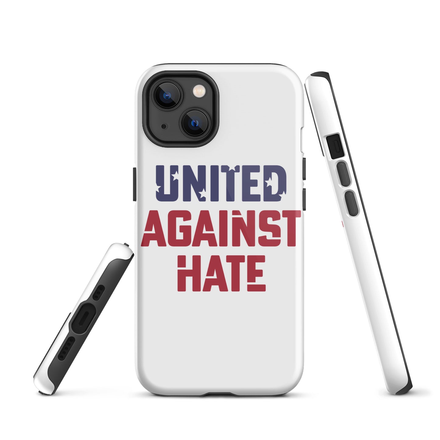 United Against Hate - iPhone® Case - Supporting Black Lives Matter and Equal Rights for All Americans Mobile Phone Cases Woke American Apparel iPhone 13