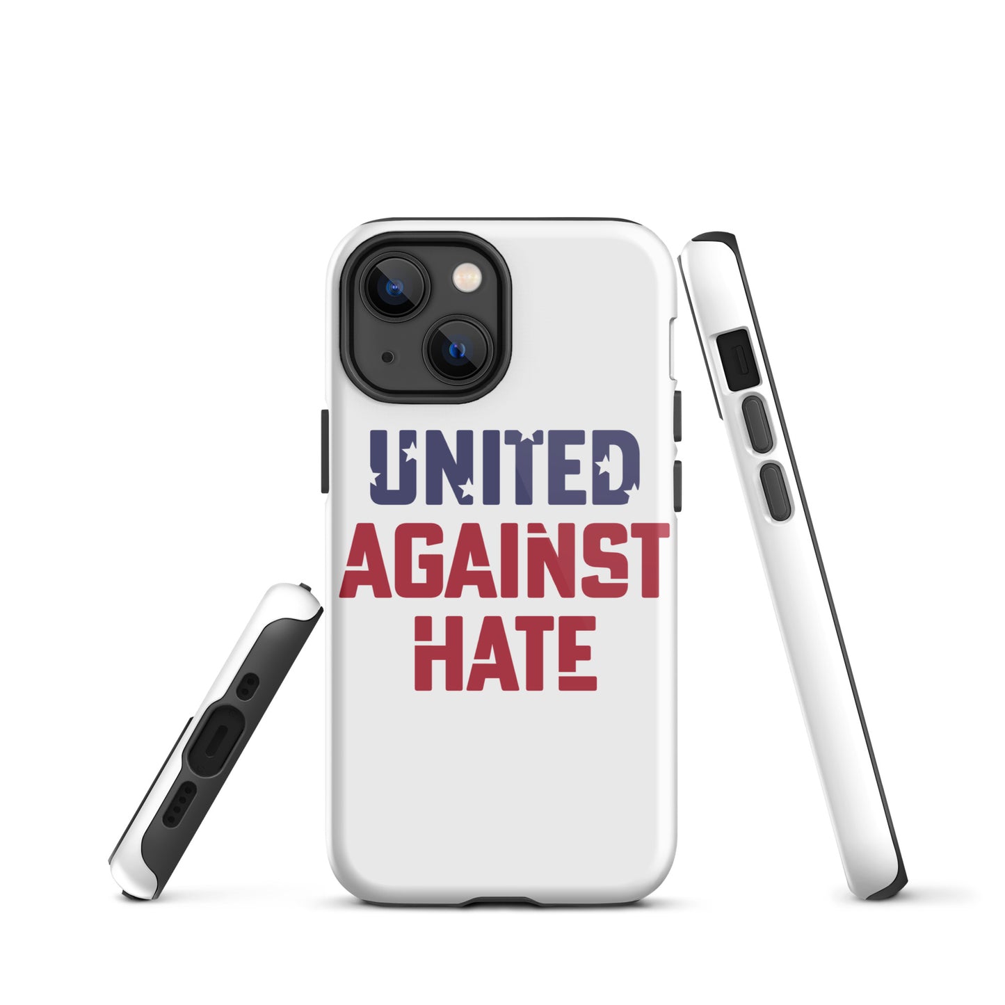 United Against Hate - iPhone® Case - Supporting Black Lives Matter and Equal Rights for All Americans Mobile Phone Cases Woke American Apparel iPhone 13 mini