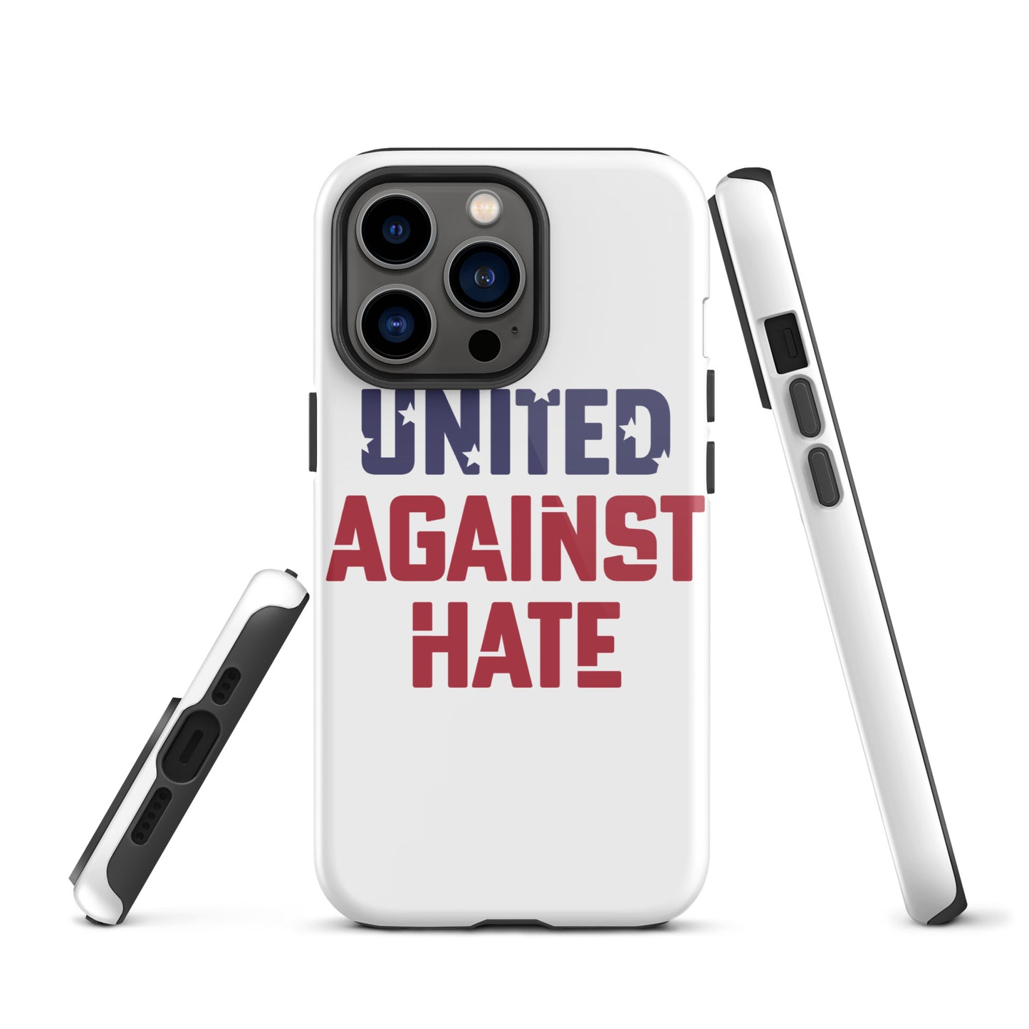 United Against Hate - iPhone® Case - Supporting Black Lives Matter and Equal Rights for All Americans Mobile Phone Cases Woke American Apparel iPhone 13 Pro
