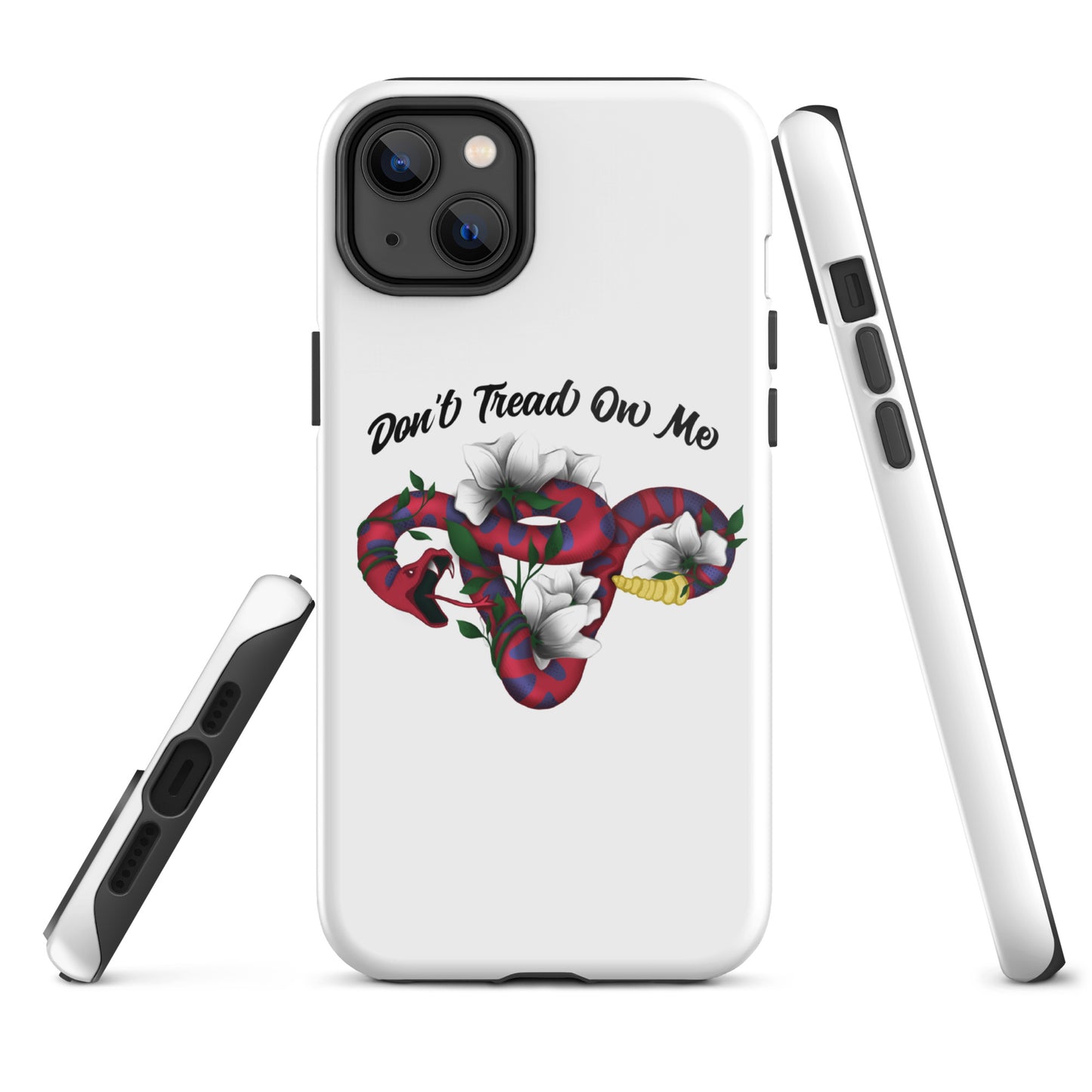 Don't Tread On Me - iPhone® case - Supporting Women's Rights Mobile Phone Cases Woke American Apparel iPhone 14 Plus