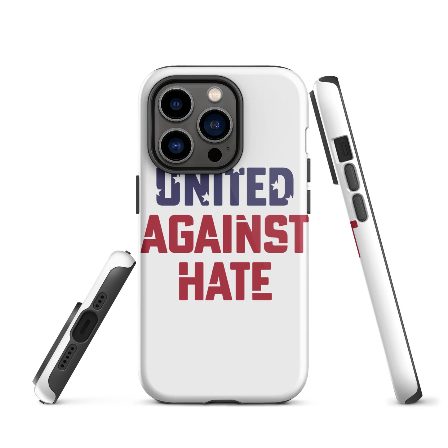 United Against Hate - iPhone® Case - Supporting Black Lives Matter and Equal Rights for All Americans Mobile Phone Cases Woke American Apparel iPhone 14 Pro