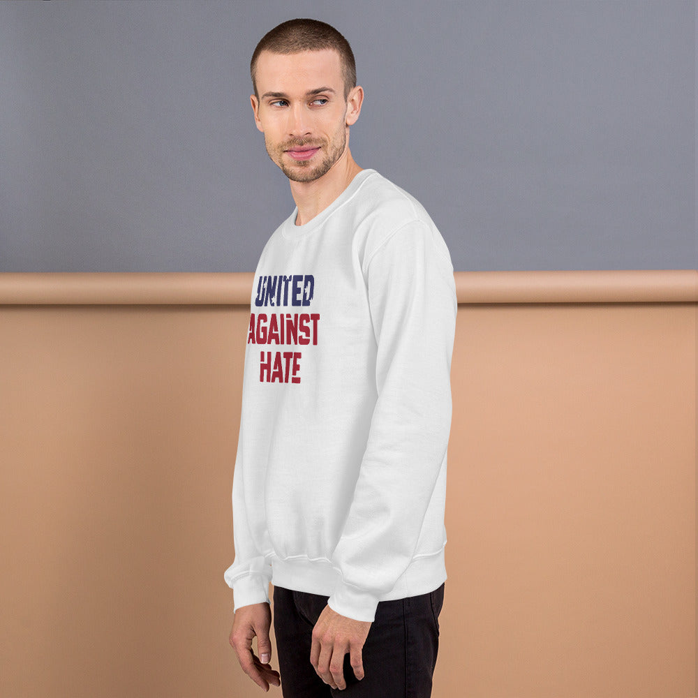 United Against Hate - Unisex Sweatshirt - Supporting Black Lives Matter and Equal Rights for All Americans Shirts & Tops Woke American Apparel