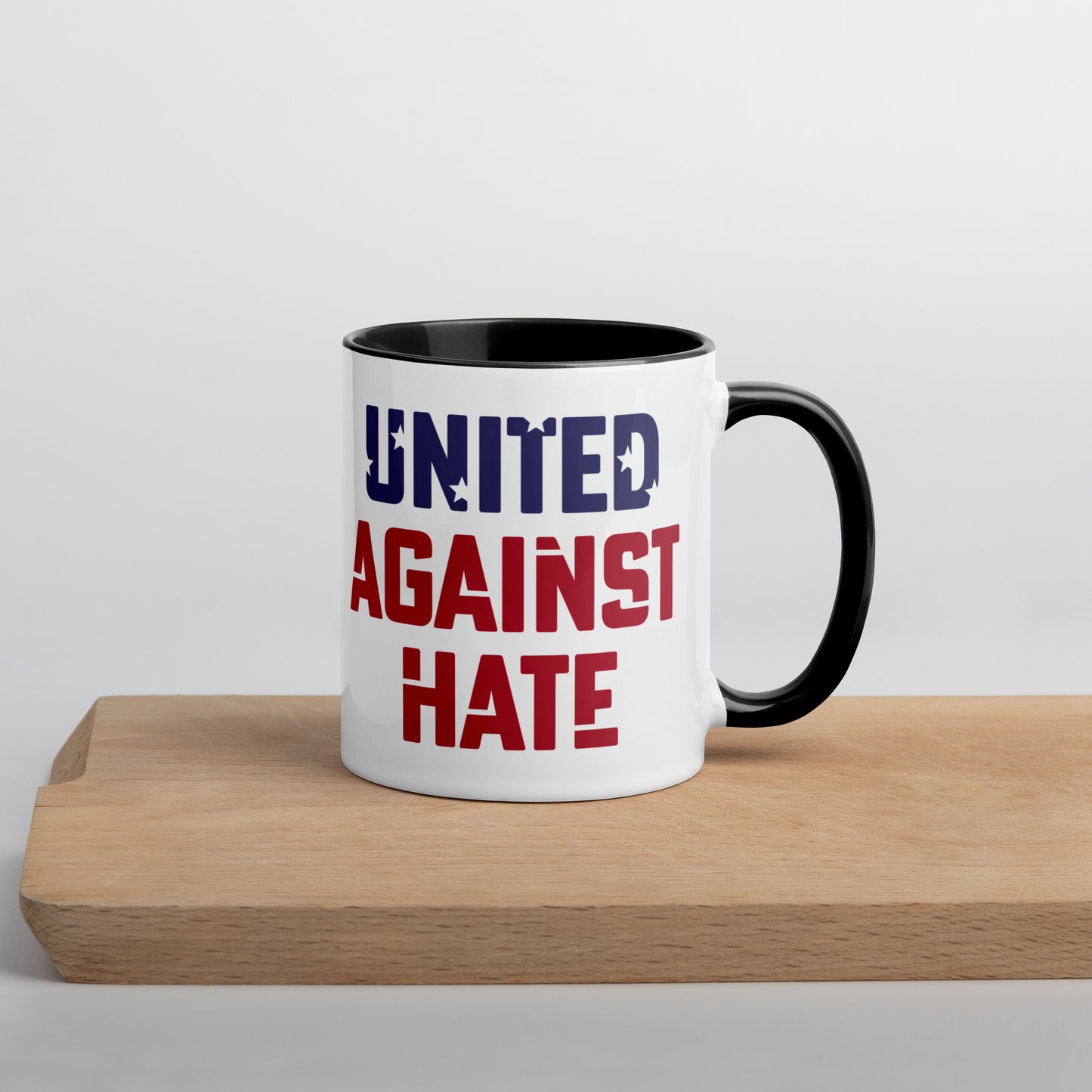 United Against Hate - Mug - Supporting Black Lives Matter and Equal Rights for All Americans Mugs Woke American Apparel