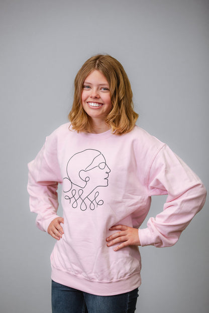 Ruth Bader Ginsburg - Sweatshirt - Supporting Women's Rights Shirts & Tops Woke American Apparel   