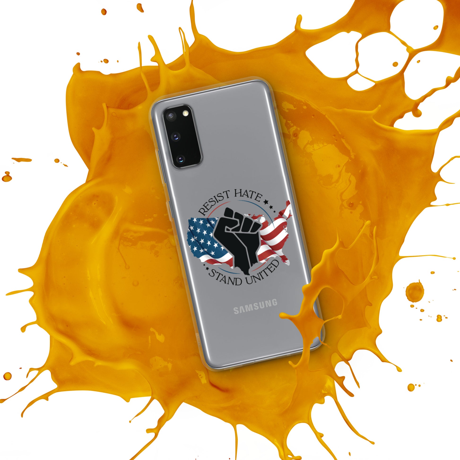 Resist Hate, Stand United - Case for Samsung® Phones Mobile Phone Cases Woke American Apparel