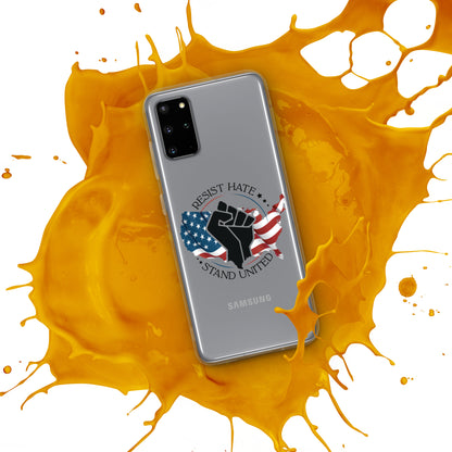 Resist Hate, Stand United - Case for Samsung® Phones Mobile Phone Cases Woke American Apparel