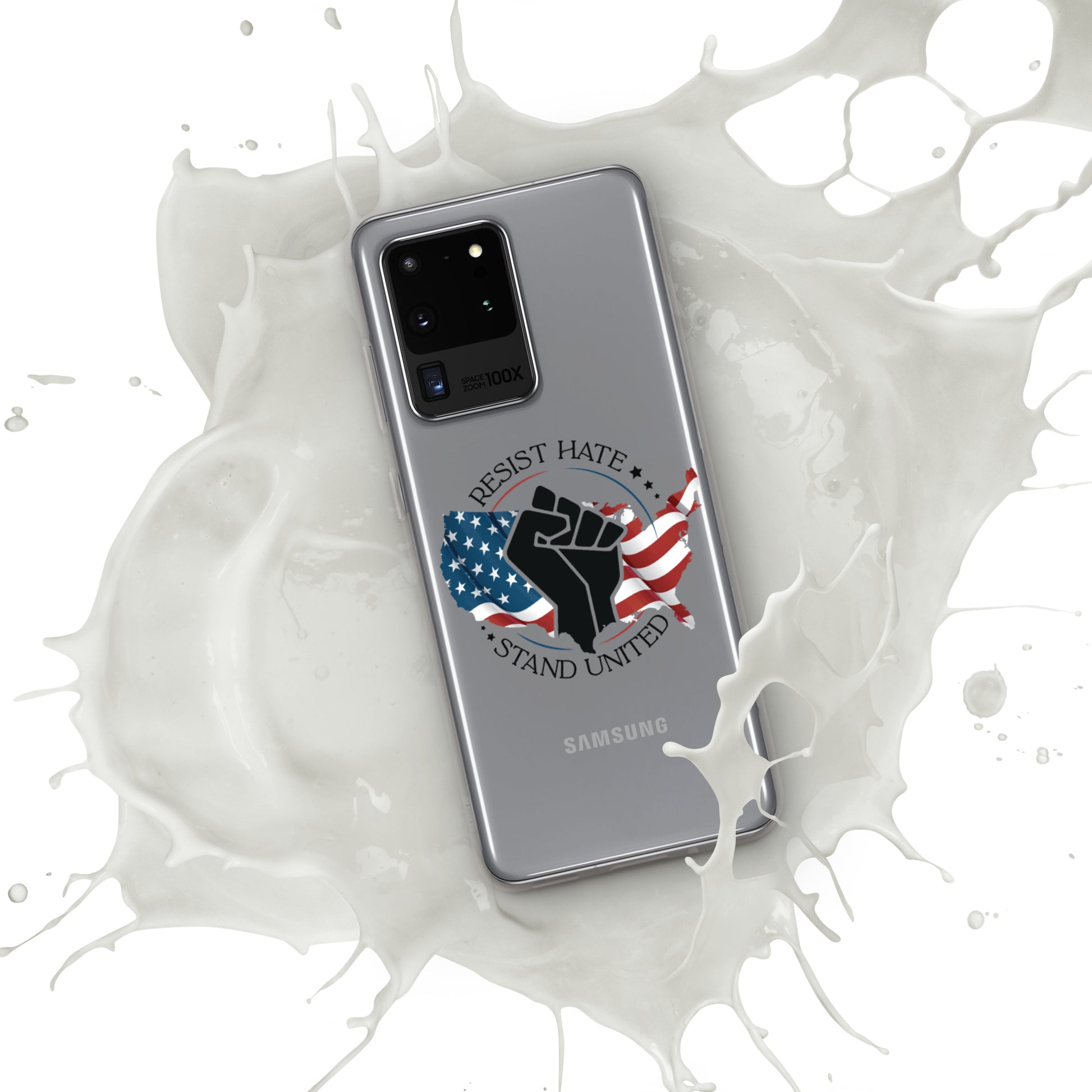 Resist Hate, Stand United - Case for Samsung® Phones Mobile Phone Cases Woke American Apparel Samsung Galaxy S20 Ultra