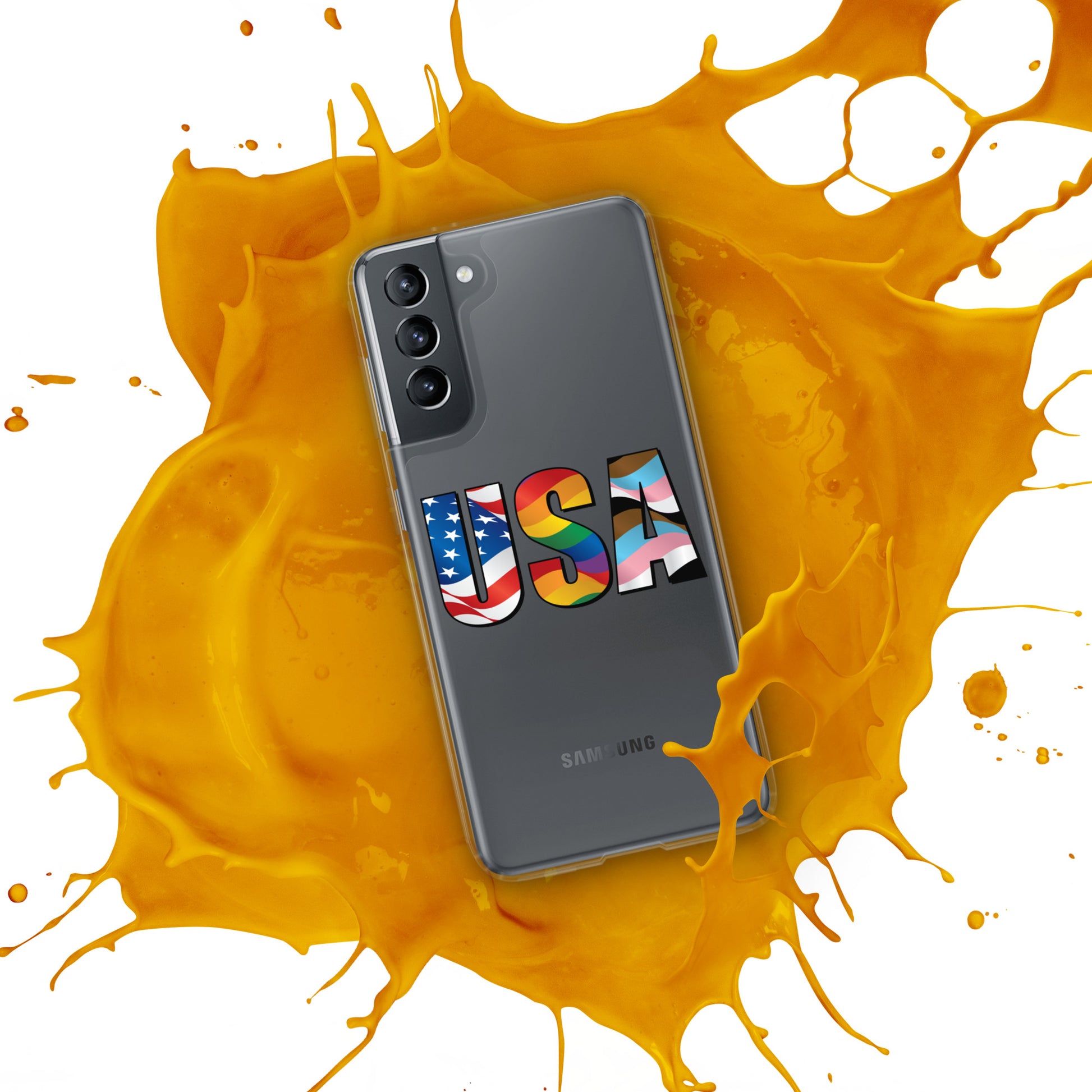 USA Pride - Samsung® Phone Case - Supporting Equal Rights for All Americans Mobile Phone Cases Woke American Apparel   