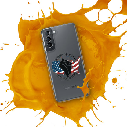 Resist Hate, Stand United - Case for Samsung® Phones Mobile Phone Cases Woke American Apparel