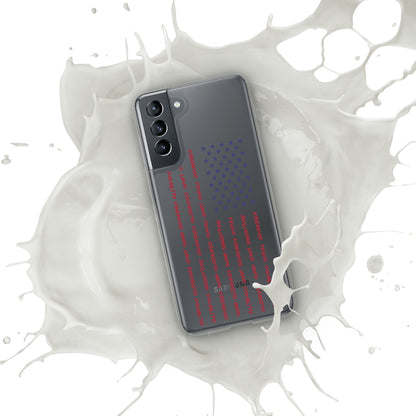 Flag Words of Kindness - Samsung® Case - Supporting Equal Rights for All Americans Mobile Phone Cases Woke American Apparel Samsung Galaxy S21  