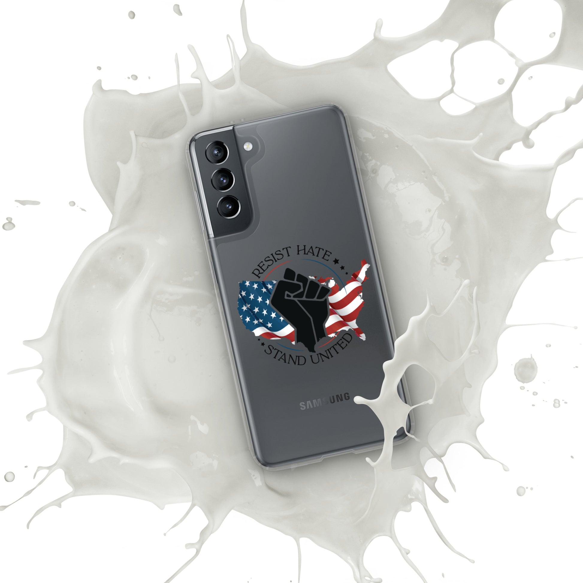 Resist Hate, Stand United - Case for Samsung® Phones Mobile Phone Cases Woke American Apparel Samsung Galaxy S21