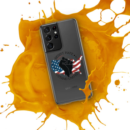 Resist Hate, Stand United - Case for Samsung® Phones Mobile Phone Cases Woke American Apparel