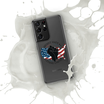 Resist Hate, Stand United - Case for Samsung® Phones Mobile Phone Cases Woke American Apparel Samsung Galaxy S21 Ultra