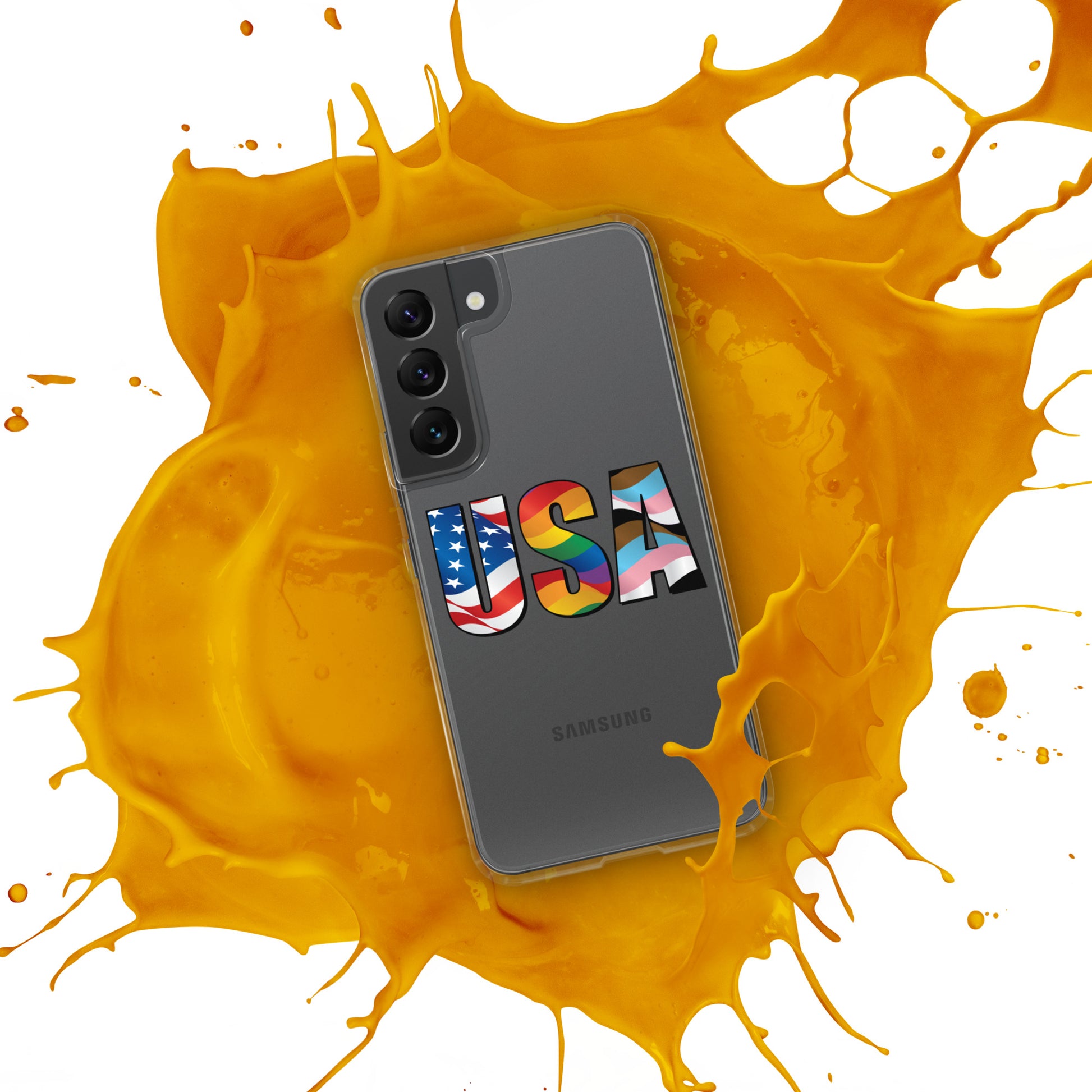 USA Pride - Samsung® Phone Case - Supporting Equal Rights for All Americans Mobile Phone Cases Woke American Apparel   