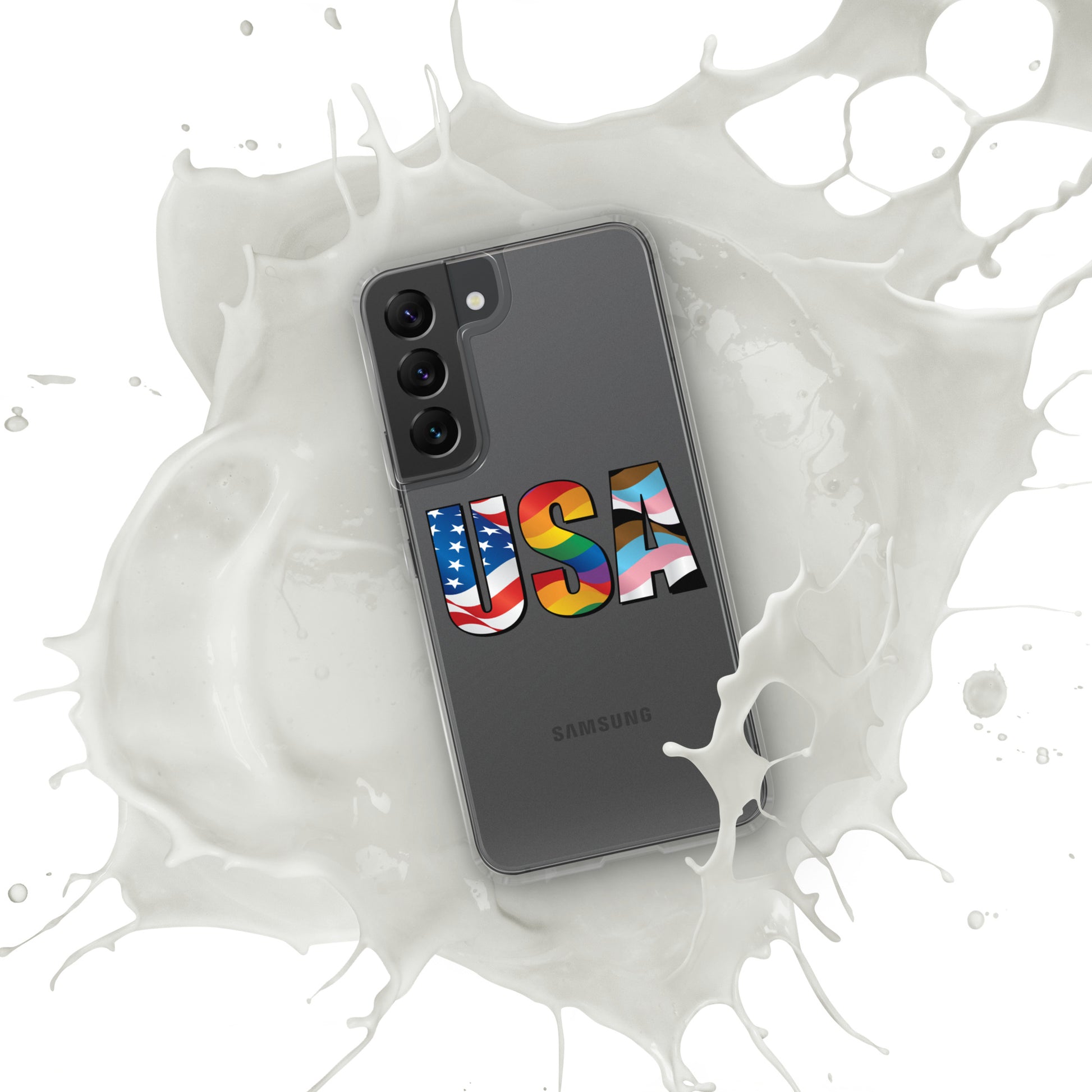 USA Pride - Samsung® Phone Case - Supporting Equal Rights for All Americans Mobile Phone Cases Woke American Apparel Samsung Galaxy S22  