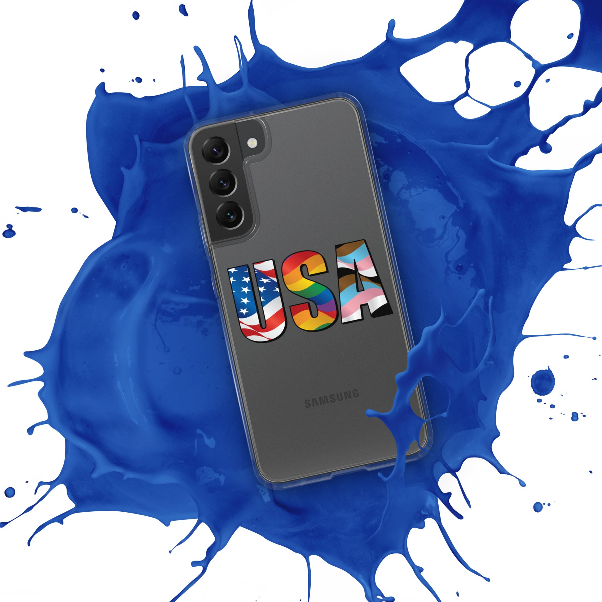 USA Pride - Samsung® Phone Case - Supporting Equal Rights for All Americans Mobile Phone Cases Woke American Apparel   