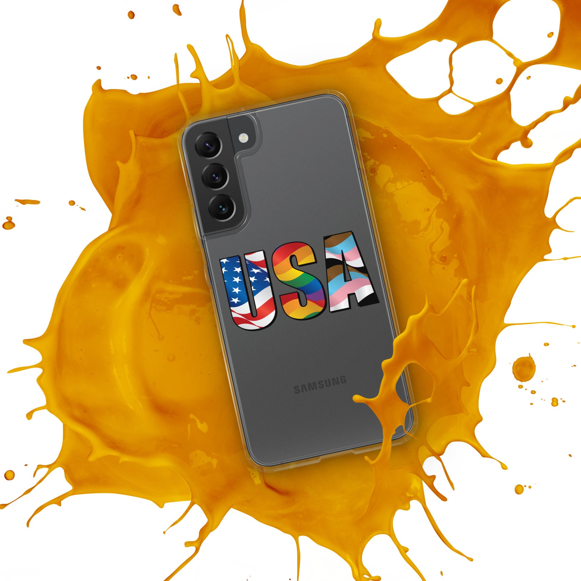 USA Pride - Samsung® Phone Case - Supporting Equal Rights for All Americans Mobile Phone Cases Woke American Apparel   