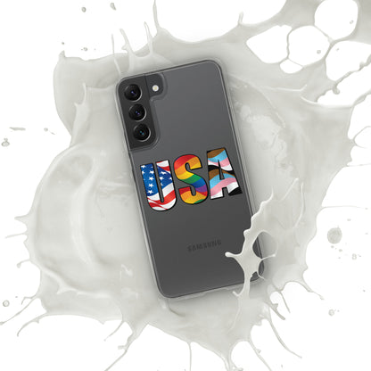 USA Pride - Samsung® Phone Case - Supporting Equal Rights for All Americans Mobile Phone Cases Woke American Apparel Samsung Galaxy S22 Plus  