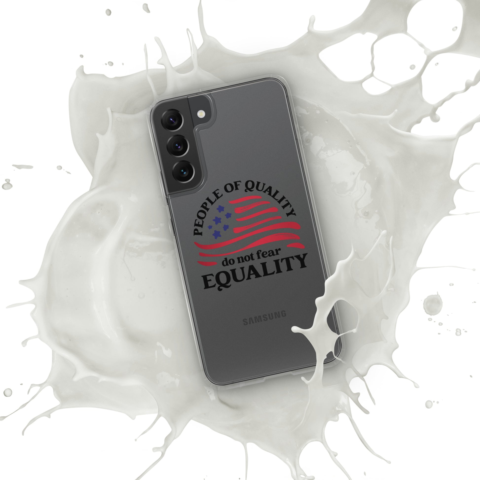 People of Quality Do Not Fear Equality - Samsung® Case - Supporting Equal Rights for All Americans Mobile Phone Cases Woke American Apparel Samsung Galaxy S22 Plus  