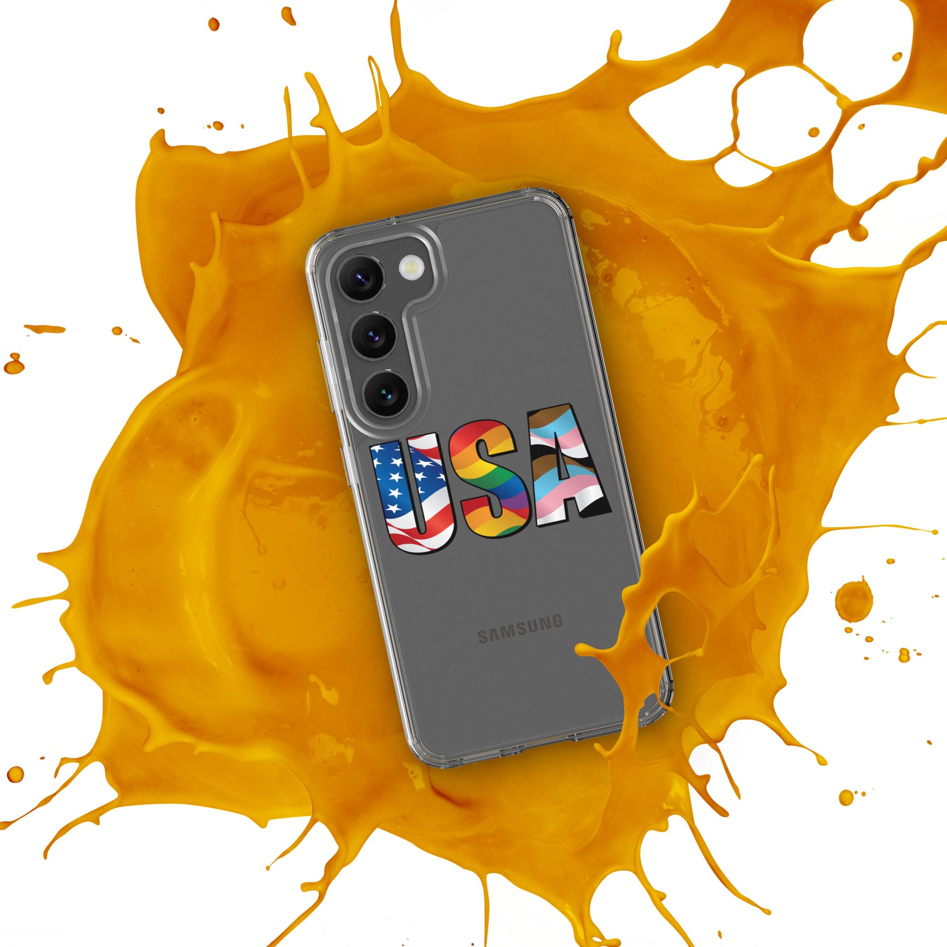 USA Pride - Samsung® Phone Case - Supporting Equal Rights for All Americans Mobile Phone Cases Woke American Apparel   