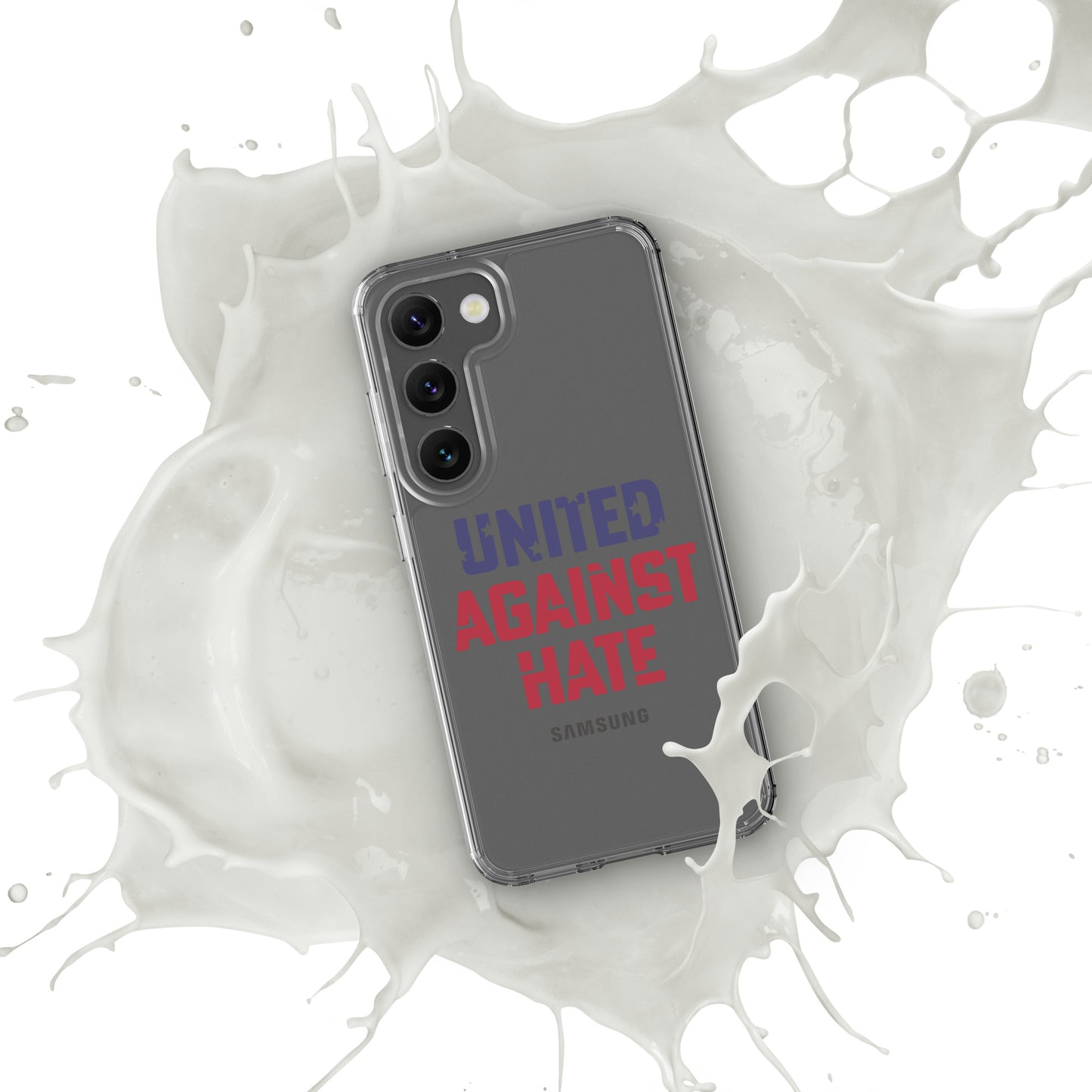 United Against Hate - Samsung® Case - Supporting Black Lives Matter and Equal Rights for All Americans Mobile Phone Cases Woke American Apparel Samsung Galaxy S23  