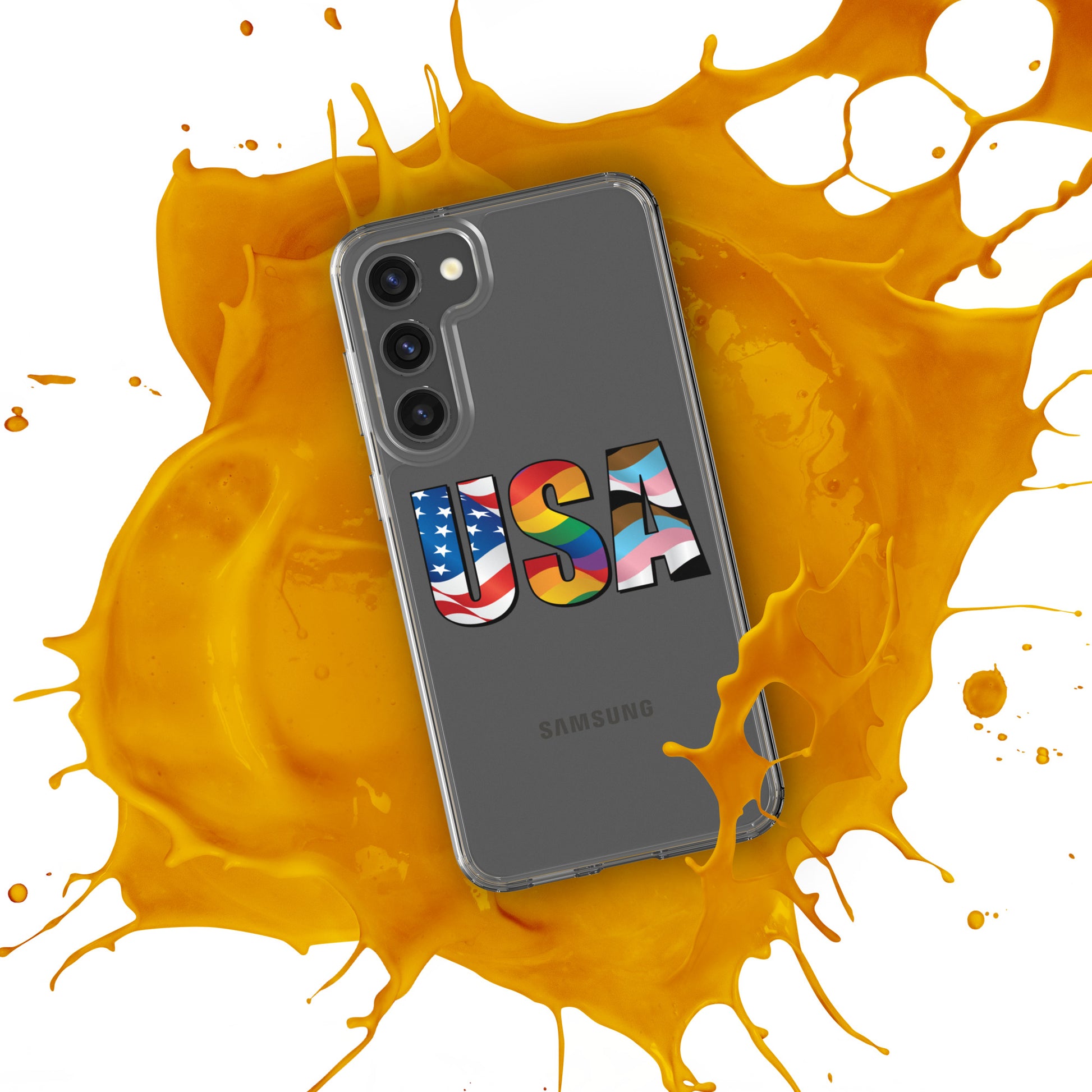 USA Pride - Samsung® Phone Case - Supporting Equal Rights for All Americans Mobile Phone Cases Woke American Apparel   