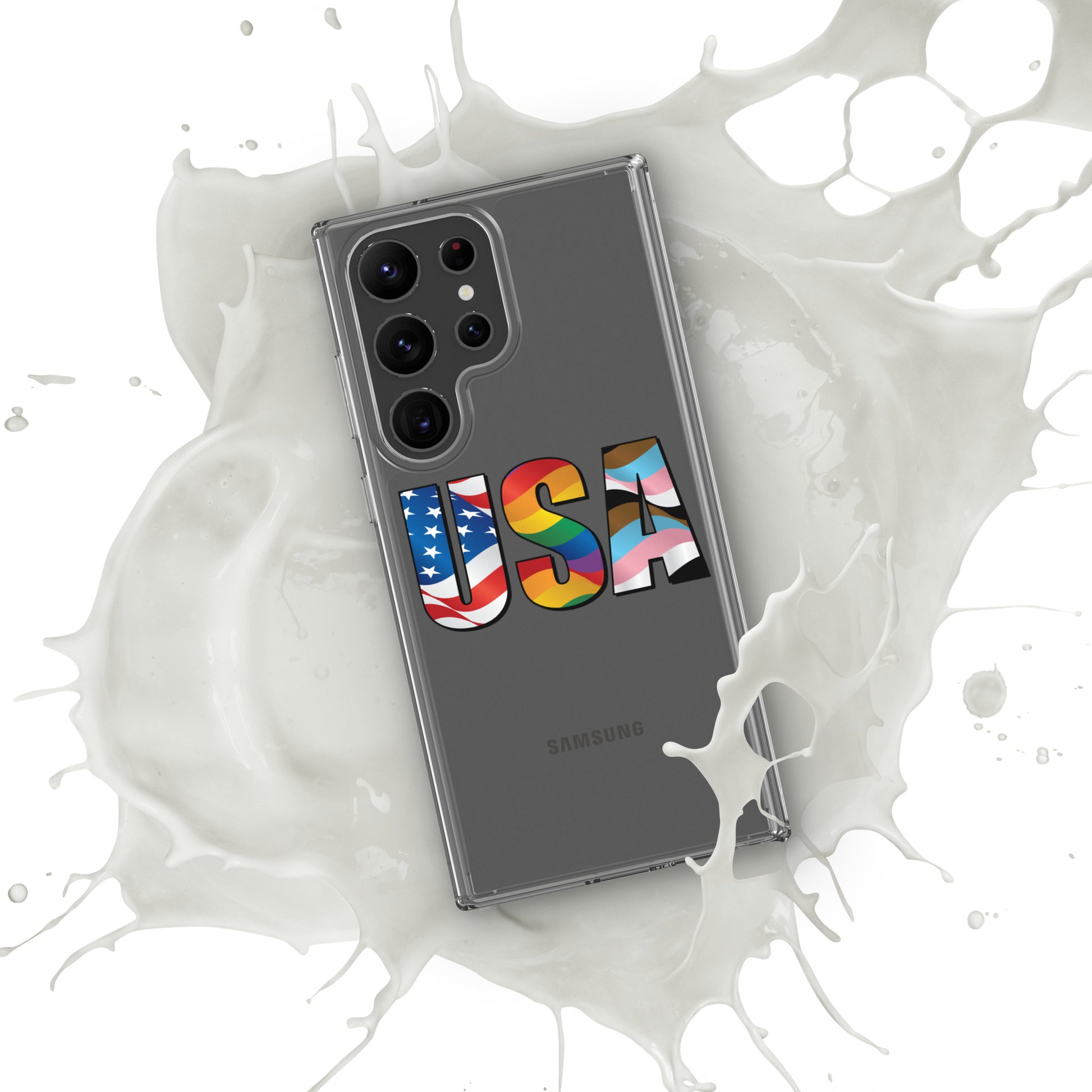 USA Pride - Samsung® Phone Case - Supporting Equal Rights for All Americans Mobile Phone Cases Woke American Apparel Samsung Galaxy S23 Ultra  